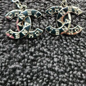 Set of 2 Silver Interlocking Charms